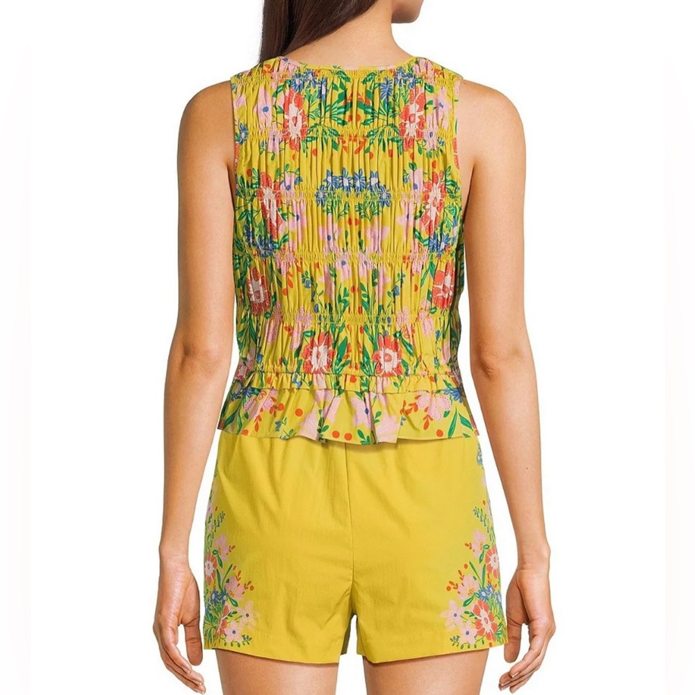Chelsea & Violet Natalie Tie-Front Sleeveless Coordinating Blouse - Picture 3 of 3